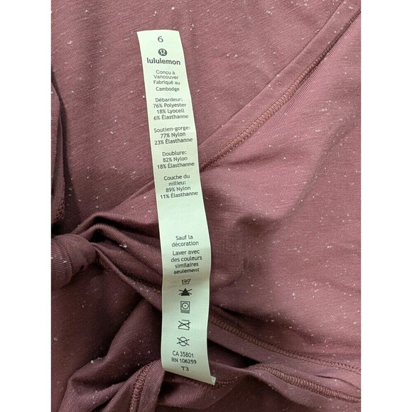 Lululemon Knot Sleeveless Halter Tank Pink Gym Yoga 6 Altered Athleta sure 149 - Picture 4 of 7